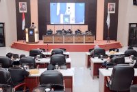 Rapat Paripurna ke-9 Masa Persidangan III Tahun Sidang 2026 DPRD Kota Ternate, Jumat (18/9/2026).