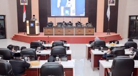 Rapat Paripurna ke-9 Masa Persidangan III Tahun Sidang 2026 DPRD Kota Ternate, Jumat (18/9/2026).