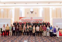 Nasri Abubakar saat menghadiri pelantikan pengurus Ikatan Dokter Indonesia (IDI) Wilayah Maluku Utara, Minggu (20/9/2026).