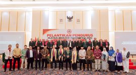 Nasri Abubakar saat menghadiri pelantikan pengurus Ikatan Dokter Indonesia (IDI) Wilayah Maluku Utara, Minggu (20/9/2026).
