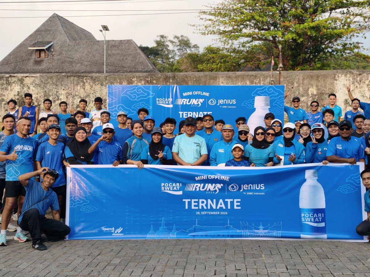 Wali Kota Tauhid didampingi Kepala Dinas Pemuda dan Olahraga (Dispora) Kota Ternate, Sutopo Abdullah, serta sejumlah komunitas lari lokal.